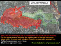 Fintry fire map july 24